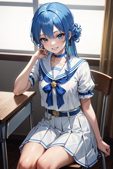 05498-467376288-masterpiece, best quality, absurdres, perfect anatomy, SuiseiSchool, long hair, half updo, white serafuku, blue choker, blue bow.png